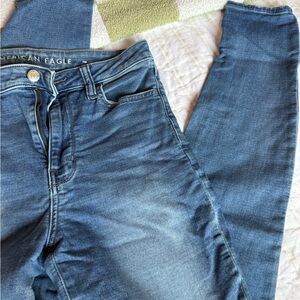 high rise skinny jeans